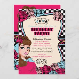 Invitation Checkered, Pin-, Roche-UN-Billy