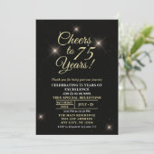 Invitation Cheer to Seventy-Five - 75th Anniversary (Debout devant)