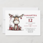 Invitation Cheerful whimsical animals digital kids birthday (Devant)