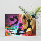 Invitation Cheerleaders Laser Électrique Show Homecoming (Debout devant)