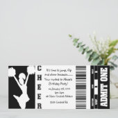 invitation cheerleading de billet (Debout devant)