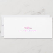 invitation cheerleading de billet (Dos)