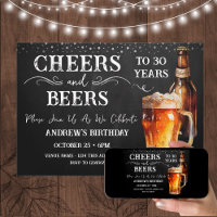 Cheers and Beers 30e anniversaire Rustic