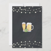 Invitation Cheers and Beers Baby Shower Chalkboard (Dos)