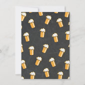 Invitation Cheers and Beers Birthday Party keg (Dos)