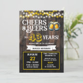 Invitation Cheers and Beers to 43 Years Brewery Birthday (Debout devant)