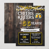 Invitation Cheers and Beers to 66 Years Surprise Brewery (Devant / Derrière)
