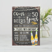 Invitation Cheers & Beers 50e anniversaire (Debout devant)