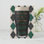 Invitation Cheers & Beers Guinness Pint Bachelor Party (Debout devant)