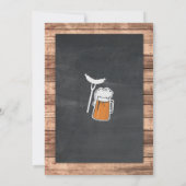 Invitation Cheers & Bières BBQ Anniversaire Fête N'IMPORTE QU (Dos)