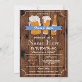 Invitation Cheers & Bières BBQ Anniversaire Fête N'IMPORTE QU (Devant)