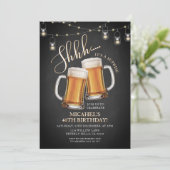 Invitation Cheers & Bières Surprise Adulte 40e Anniversaire F (Debout devant)