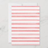 Invitation Cheers Coed Girl A Baby Est En Train De Brûler Bab (Dos)