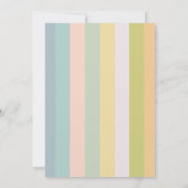 Invitation Cheers et bières colorées Moden Couple Douche (Dos)