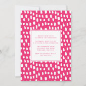 Invitation Cheers roses chauds à la Grad Photo Grad (Dos)