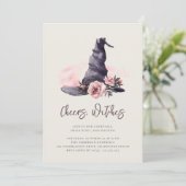 Invitation Cheers, Witches | Halloween Girls Night Party (Debout devant)