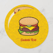 Invitation Cheeseburger (Devant / Derrière)