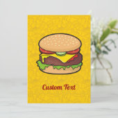 Invitation Cheeseburger (Debout devant)