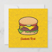 Invitation Cheeseburger (Devant)