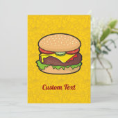 Invitation Cheeseburger (Debout devant)