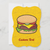 Invitation Cheeseburger (Devant)