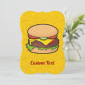 Invitation Cheeseburger (Debout devant)