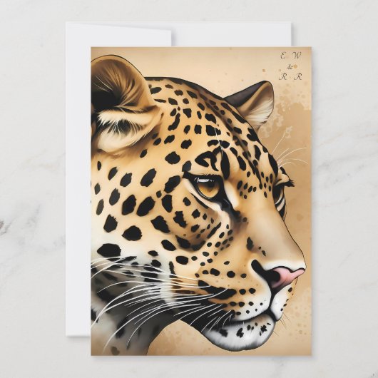 Invitation Cheetah (Dos)