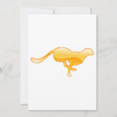 Invitation Cheetah Running (Devant)
