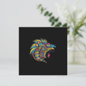 Invitation Cheetah Serpent Aztec Guerrier Maya Inca Culture G (Debout devant)