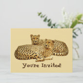 Invitation Cheetahs (Debout devant)