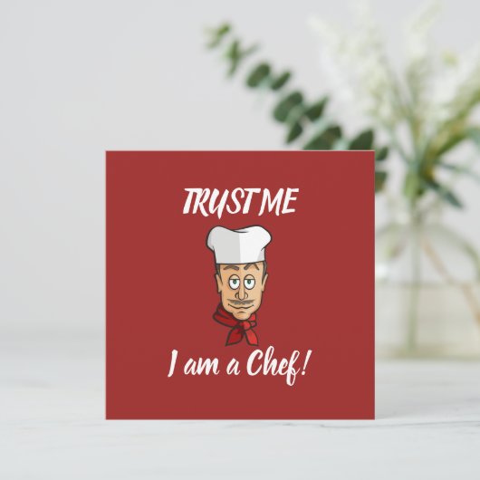 Invitation Chef (Debout devant)