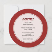 Invitation Chef (Dos)