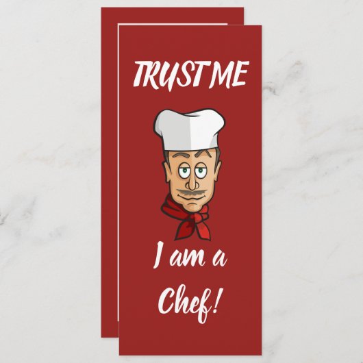 Invitation Chef (Devant / Derrière)