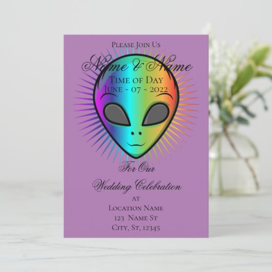 Invitation Chef Alien mignon Thunder_Cove (Debout devant)