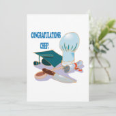 Invitation Chef de félicitations (Debout devant)