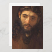 Invitation Chef Du Christ Par Rembrandt 1648 (Devant / Derrière)