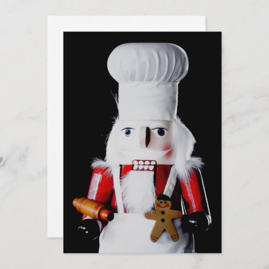 Invitation Chef Nutcracker (Devant / Derrière)