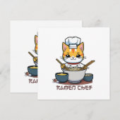 Invitation Chef Ramen (Devant / Derrière)