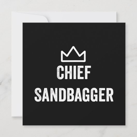 Invitation Chef Sandbagger Golf mème Bjj Chess Sandbag (Devant)