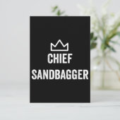 Invitation Chef Sandbagger Golf mème Bjj Chess Sandbag (Debout devant)