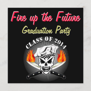 Invitation Chef Skull 2