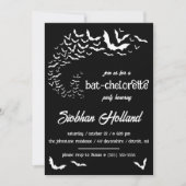Invitation Chelorette Halloween Bachelorette Thématique (Devant)