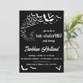 Invitation Chelorette Halloween Bachelorette Thématique (Debout devant)