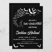 Invitation Chelorette Halloween Bachelorette Thématique (Devant / Derrière)