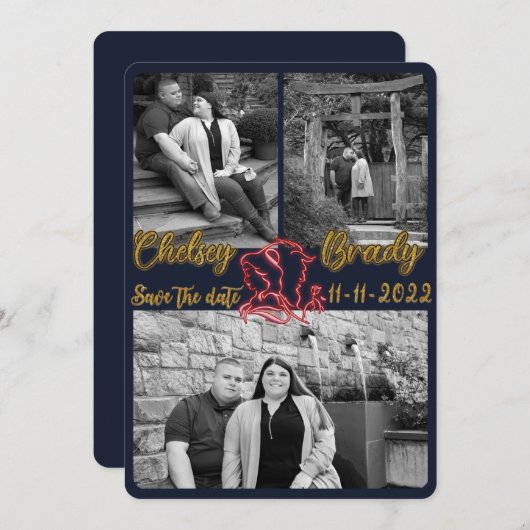 Invitation Chelsey (Devant / Derrière)