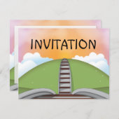 Invitation Chemin de fer (Devant / Derrière)