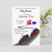 Invitation Chemin de Fer d'Invitation de Train (Debout devant)