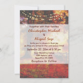 Invitation Chemin de la nature Automne Arbres automnes Mariag (Dos)