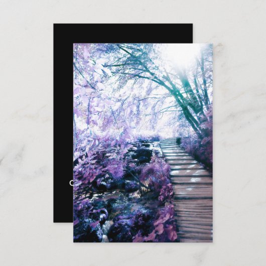 Invitation chemin enchanté (Devant / Derrière)