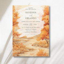 Chemin forestier romantique d'automne aux feuilles
